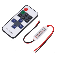 Mini-variator intensitate lumina banda LED, 12V, 72W, cu telecomanda RF