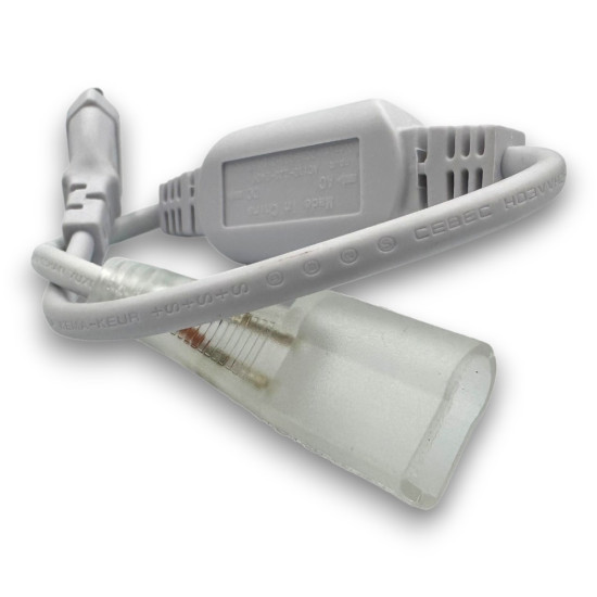 ALIMENTATOR NEON FLEX CU STECHER 8X16MM 6 MM PIN