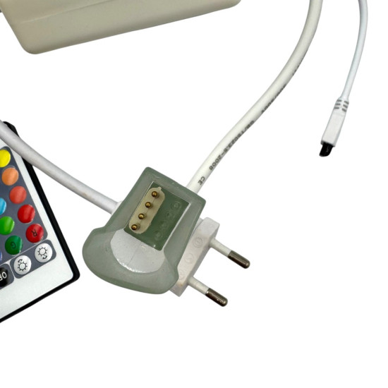 CONTROLLER NEON FLEX RGB 14X23MM 720W 220V TELECOMANDA IR 12MM PIN