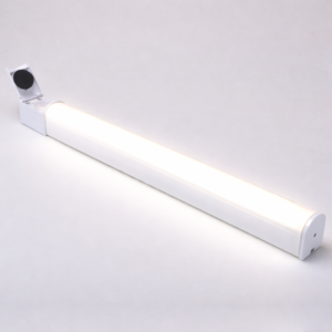 Corp LED baie alb, cu priza, 15w, 4100K, lumina neutra, cu protectie IP44