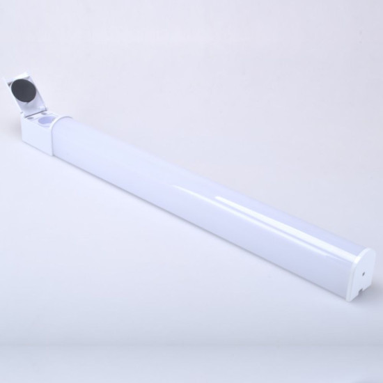 Corp LED baie alb, cu priza, 15w, 4100K, lumina neutra, cu protectie IP44