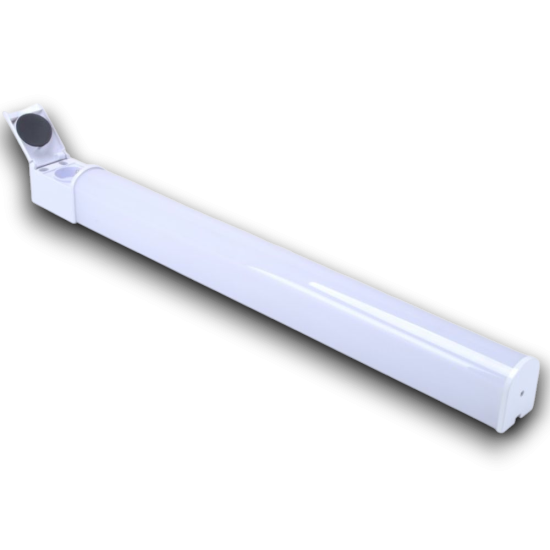 Corp LED baie alb, cu priza, 15w, 4100K, lumina neutra, cu protectie IP44