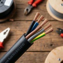 Cablu de energie flexibil RV-K 5X10 0.6/1KV