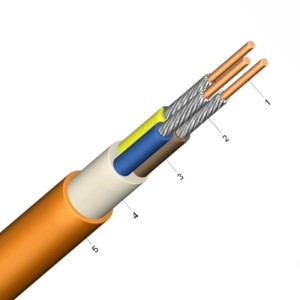 Cablu de energie fără halogeni NHXH 3X4 E90 Cablu de energie fără halogeni NHXH 3X4 E90