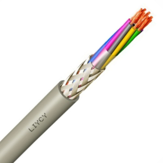 comandă și control flexibil, ecranat LIYCY 3X0.75