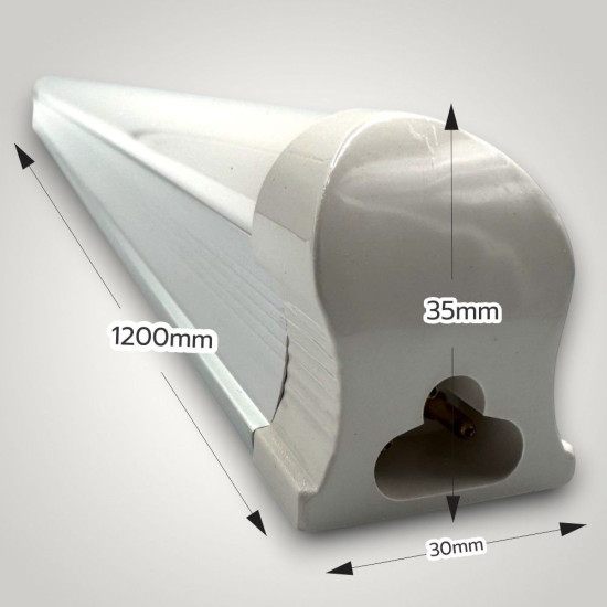 Corp T8 cu LED Interconectabil 18W/6500k/1440lm lumina rece 1200mm