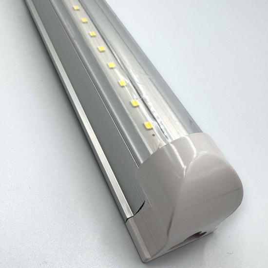 Corp T8 cu LED Interconectabil Transparent 18W/6500k/1440lm lumina rece 1200mm