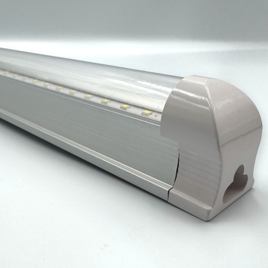 Corp T8 cu LED Interconectabil Transparent 18W/6500k/1440lm lumina rece 1200mm