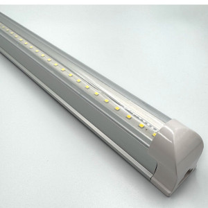 Corp T8 cu LED Interconectabil Transparent 18W/6500k/1440lm lumina rece 1200mm