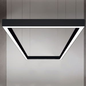 Corp LED liniar interconectabil, 20W, 5000K, negru