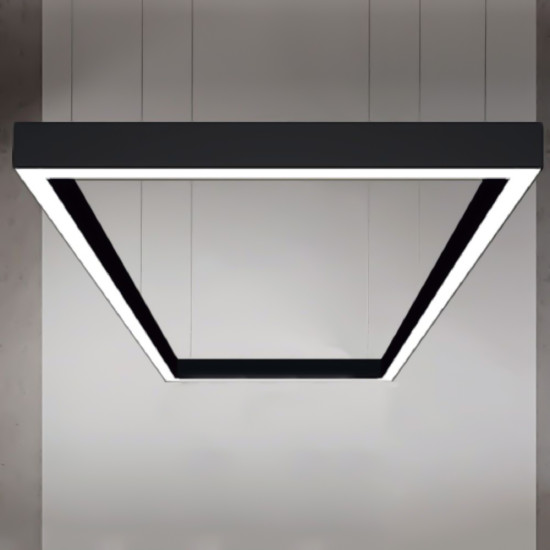 Corp LED liniar interconectabil, 20W, 5000K, negru