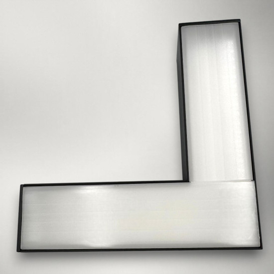 Corp LED liniar suspendat 90grade, interconectabil,12W, 5000K, negru