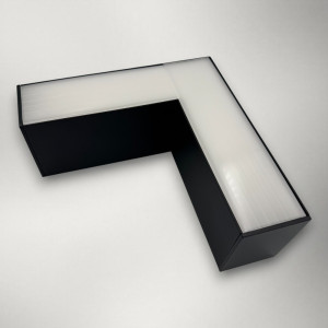 Corp LED liniar suspendat 90grade, interconectabil,12W, 5000K, negru