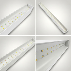 Corp LED liniar interconectabil, 40W, 5000K, alb