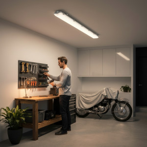 Corp Neon IP65 2X18W (Pentru Tub LED 120 cm)