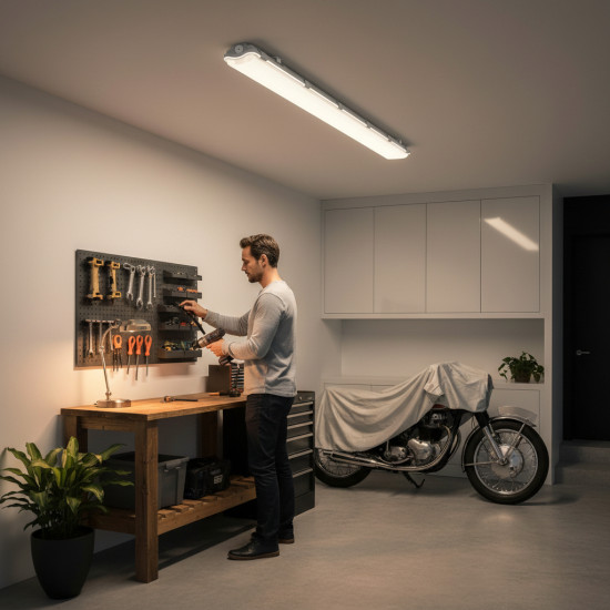 Corp Neon IP65 2X18W (Pentru Tub LED 120 cm)