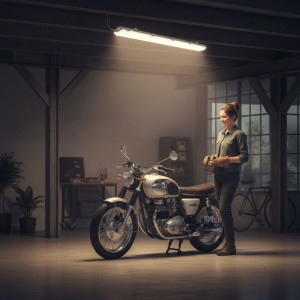 Corp IP65 Neechipat Pt Tub Led 2x25w T8 1500mm Alm 2 Capete+Reflector