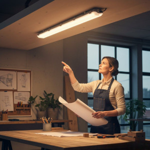 Corp IP65 Neechipat Pt Tub Led 2x25w T8 1500mm Alm 2 Capete+Reflector