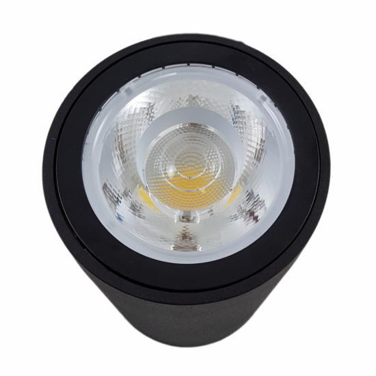 Spot Sina Negru 12W=120W, 4000K, lumina neutra