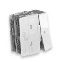 Intrerupator simplu 1 modul, Alb lucios, Gewiss System Pura GWC20571R Intrerupator simplu 1 modul, Alb lucios, Gewiss System Pura GWC20571R