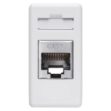 Priza RJ45 Cat. 6 FTP 1 modul, Alb, Gewiss System Pura GWC20686 Priza RJ45 Cat. 6 FTP 1 modul, Alb, Gewiss System Pura GWC20686