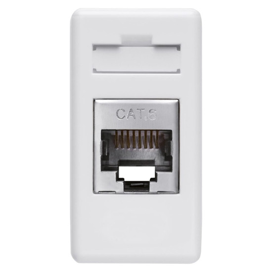 Priza RJ45 Cat. 6 FTP 1 modul, Alb, Gewiss System Pura GWC20686 Priza RJ45 Cat. 6 FTP 1 modul, Alb, Gewiss System Pura GWC20686