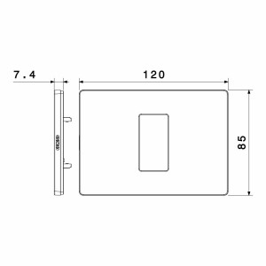 Rama ornament 1modul, Alb lucios, Gewiss System Pura GWC25101TBN Rama ornament 1modul, Alb lucios, Gewiss System Pura GWC25101TBN