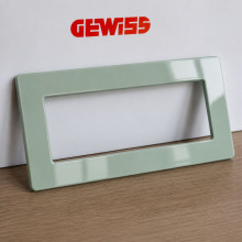 Rama ornament 6 module, Matcha lucios, Gewiss System Pura GWC25106TMT Rama ornament 6 module, Matcha lucios, Gewiss System Pura GWC25106TMT