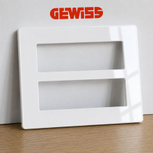 Rama ornament 6+6 module, Alb lucios, Gewiss System Pura GWC25112TBN Rama ornament 6+6 module, Alb lucios, Gewiss System Pura GWC25112TBN