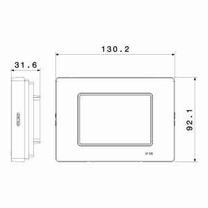 Rama etanş 3 module, Alb lucios, IP55, Gewiss System Pura GWC25451 Rama etanş 3 module, Alb lucios, IP55, Gewiss System Pura GWC25451