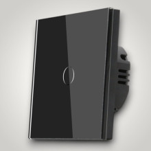 Intrerupator touch simplu, negru