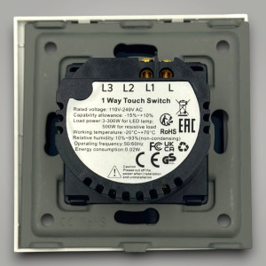 Intrerupator touch cap scara, alb