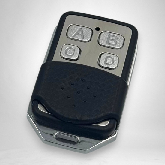 Intrerupator touch dublu cu telecomanda RF, sticla securizata, alb