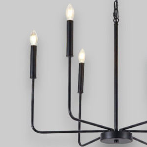 Candelabru Suspendat Cu 6 Brațe Zeus, Ø 70 x 150cm, 6x7W E14 Candelabru Suspendat Cu 6 Brațe Zeus, Ø 70 x 150cm, 6x7W E14