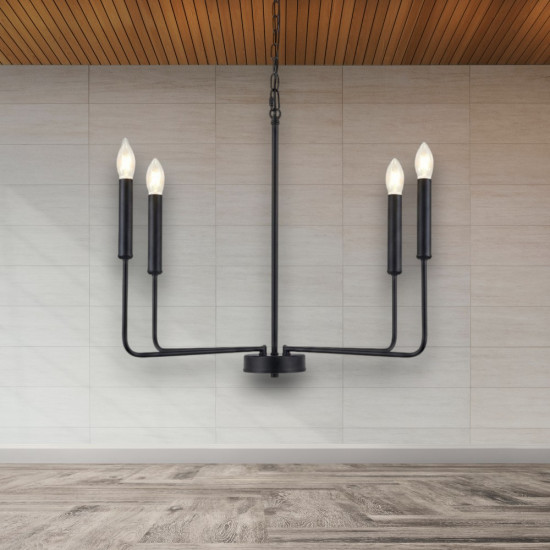 Candelabru Suspendat Cu 4 Brațe Zeus, Ø 70 x 150cm, 4x7W E14