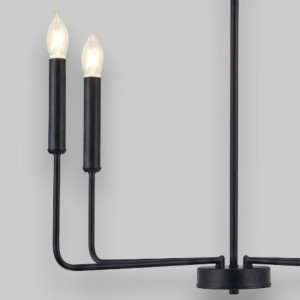 Candelabru Suspendat Cu 4 Brațe Zeus, Ø 70 x 150cm, 4x7W E14