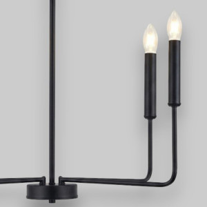 Candelabru Suspendat Cu 4 Brațe Zeus, Ø 70 x 150cm, 4x7W E14
