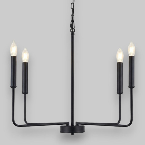 Candelabru Suspendat Cu 4 Brațe Zeus, Ø 70 x 150cm, 4x7W E14