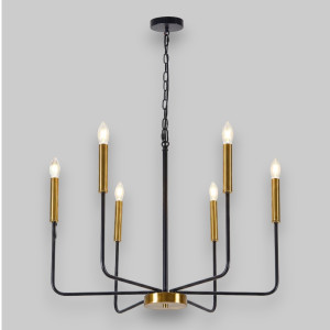 Candelabru Suspendat Cu 6 Brate Odin, Ø 70 * 160cm, 6*7W E14