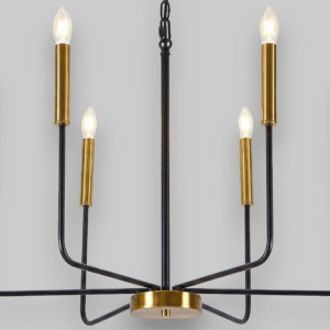 Candelabru Suspendat Cu 6 Brate Odin, Ø 70 * 160cm, 6*7W E14