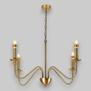 Candelabru Suspendat Cu 4 Brațe Medusa, Ø 76 x 140cm, 4x7W E14