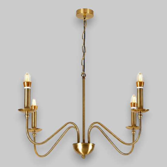 Candelabru Suspendat Cu 4 Brațe Medusa, Ø 76 x 140cm, 4x7W E14