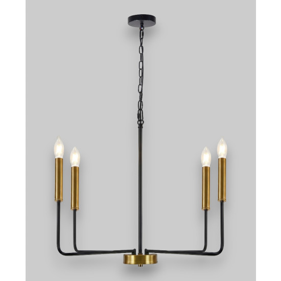 Candelabru Suspendat Cu 4 Brate Odin, Ø 70 x 160cm, 4x7W E14