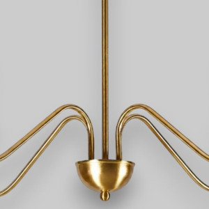 Candelabru Suspendat Cu 4 Brațe Medusa, Ø 76 x 140cm, 4x7W E14