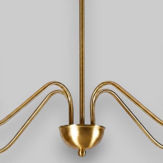 Candelabru Suspendat Cu 4 Brațe Medusa, Ø 76 x 140cm, 4x7W E14