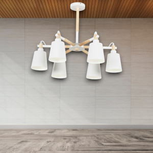 Lustra Tavan Cu 6 Brate E27 Thor, 70x52 cm, 6x10W Lustra Tavan Cu 6 Brate E27 Thor, 70x52 cm, 6x10W