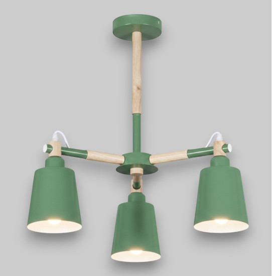 Lustra Tavan Cu 3 Brate E27 Baldur, 50x52 cm, 3x10W