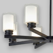 Lustra Tavan Cu 8 Brate E27 Titan Black,86 x 59 cm, 8x10W E27 Lustra Tavan Cu 8 Brate E27 Titan Black,86 x 59 cm, 8x10W E27