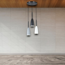 Lustra Suspendata Cu 3 Pendule Trio I, Ø 30 × 158 cm , 3*10W E27