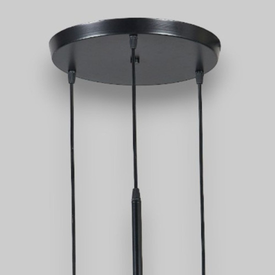 Lustra Suspendata Cu 3 Pendule Trio I, Ø 30 × 158 cm , 3*10W E27